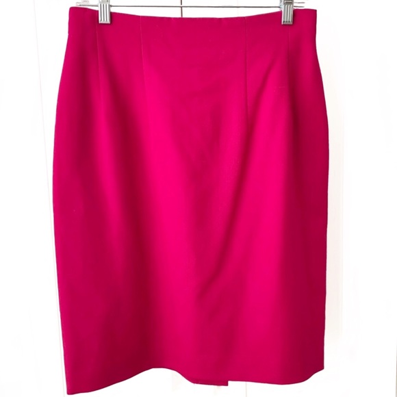 KGR Dresses & Skirts - KGR Vintage Wool Pencil Skirt Hot Pink Size 12